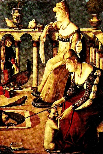 CARPACCIO, Vittore two venetian women